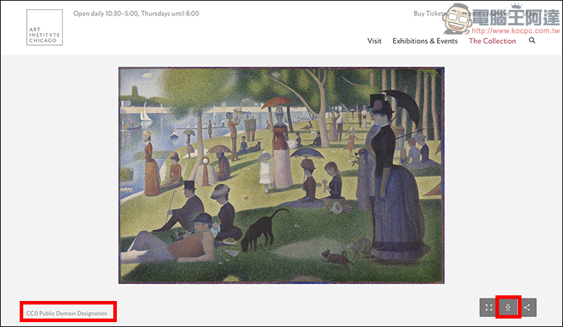 美國芝加哥美術館 超過 5 萬張高畫質名畫開放免費下載（可商業使用） - 電腦王阿達