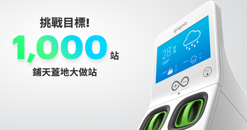 Gogoro「鋪天蓋地大做站」如約達標 Gogoro「鋪天蓋地大做站」如約達標