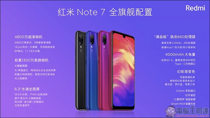 紅米 Note 7 Pro 下週發表:搭載 4800 萬畫素 Sony IMX 586 感光元件,售價預計落在萬元內! - 電腦王阿達 紅米 Note 7 Pro 下週發表:搭載 4800 萬畫素 Sony IMX 586 感光元件,售價預計落在萬元內! - 電腦王阿達