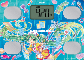 TANITA 初音未來音聲體組成計與計步器 開放預購