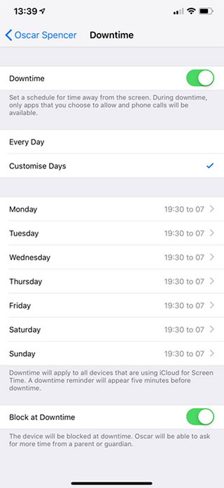 iOS 12.2 中加入螢幕 停機時間 功能，讓使用者能夠每天設定使用時間 - 電腦王阿達