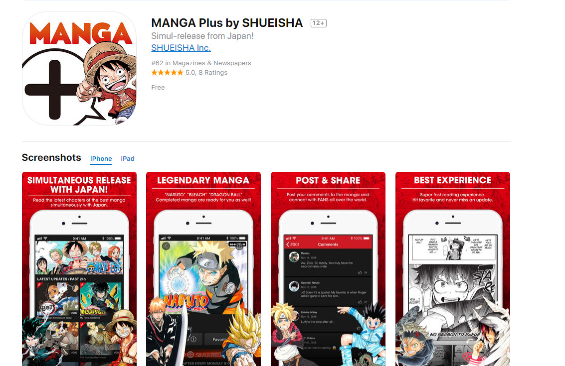 集英社「 MANGA Plus by SHUEISHA 」 免費看《週刊少年JUMP》英文漫畫新作 - 電腦王阿達 集英社「 MANGA Plus by SHUEISHA 」 免費看《週刊少年JUMP》英文漫畫新作 - 電腦王阿達