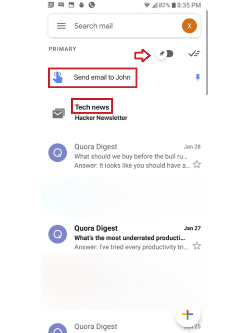 傳 Gmail app 已秘密測試導入 Inbox 招牌功能 - 電腦王阿達 傳 Gmail app 已秘密測試導入 Inbox 招牌功能 - 電腦王阿達