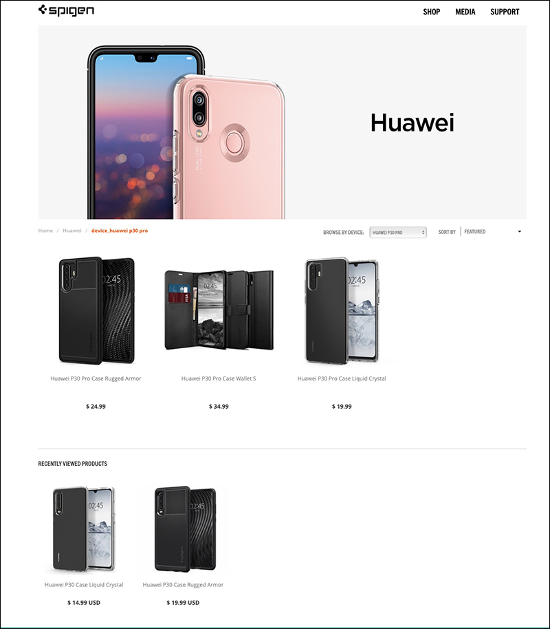 Huawei P30 、 P30 Pro 外觀提前被 Spigen 保護殼揭露 - 電腦王阿達