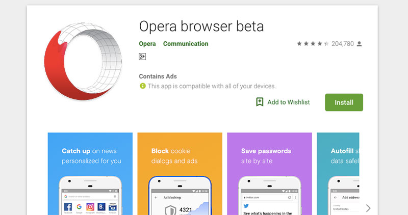 Android 版 Opera 瀏覽器內建免費 VPN 功能已於測試版上線開測 - 電腦王阿達 Android 版 Opera 瀏覽器內建免費 VPN 功能已於測試版上線開測 - 電腦王阿達