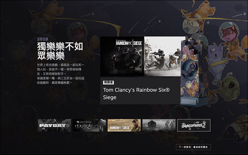 2018 Steam 大獎 遊戲揭曉:《絕地求生》奪下 2018 Steam 年度遊戲獎項(完整名單) - 電腦王阿達 2018 Steam 大獎 遊戲揭曉:《絕地求生》奪下 2018 Steam 年度遊戲獎項(完整名單) - 電腦王阿達