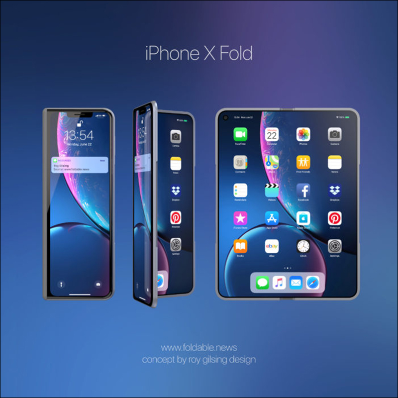 iPhone 折疊版 渲染概念圖釋出,若成真將挑戰史上最高價 iPhone(華為將在24日發表 HUAWEI Mate X 5G 折疊手機) - 電腦王阿達 iPhone 折疊版 渲染概念圖釋出,若成真將挑戰史上最高價 iPhone(華為將在24日發表 HUAWEI Mate X 5G 折疊手機) - 電腦王阿達