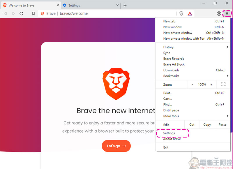 可相容於 Chrome 外掛的 Brave 瀏覽器 ，帶給你更快速的網路衝浪體驗 - 電腦王阿達