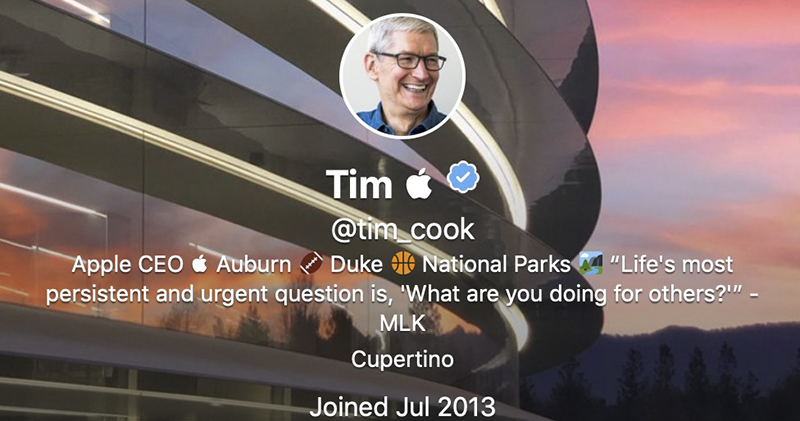 Tim Cook 真的把名字改成「蘋果」了（笑翻） - 電腦王阿達