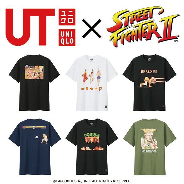 Uniqlo X《快打旋風》合作「 UT 」 展現遊戲經典畫面 - 電腦王阿達 Uniqlo X《快打旋風》合作「 UT 」 展現遊戲經典畫面 - 電腦王阿達