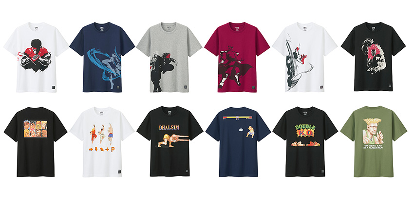 Uniqlo X《快打旋風》合作「 UT 」 展現遊戲經典畫面 - 電腦王阿達 Uniqlo X《快打旋風》合作「 UT 」