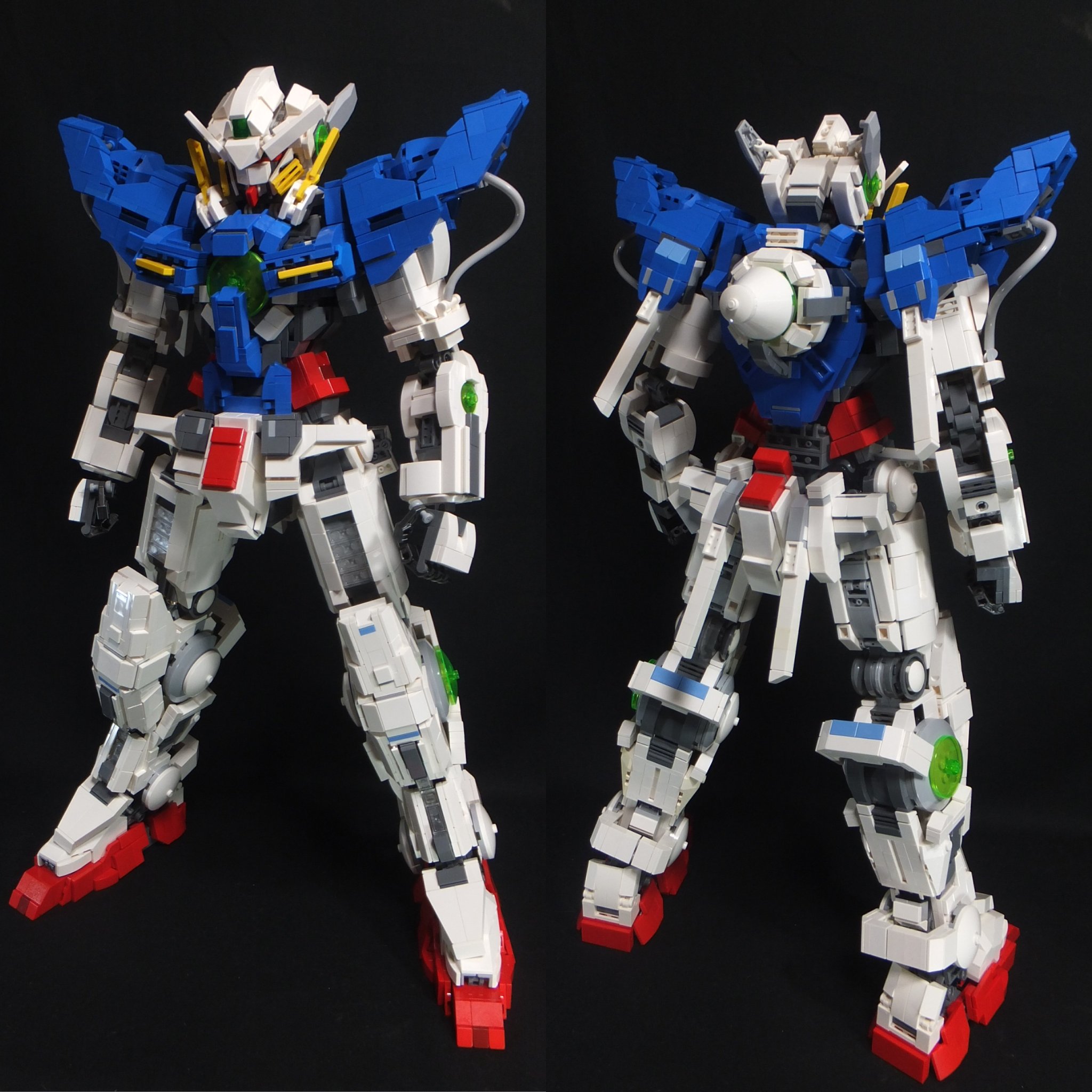 日本網友用樂高打造出《機動戰士GUNDAM 00》 Exia鋼彈 - 電腦王阿達 用樂高打造出的《機動戰士GUNDAM 00》 Exia鋼彈