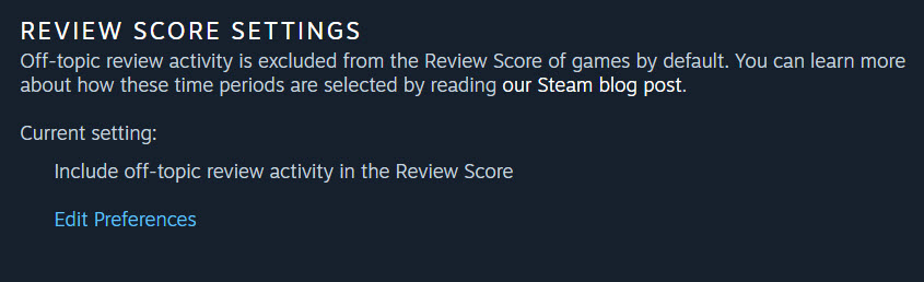 Steam 宣布修改評論系統 「離題評論轟炸」預設不列入評論分數 - 電腦王阿達