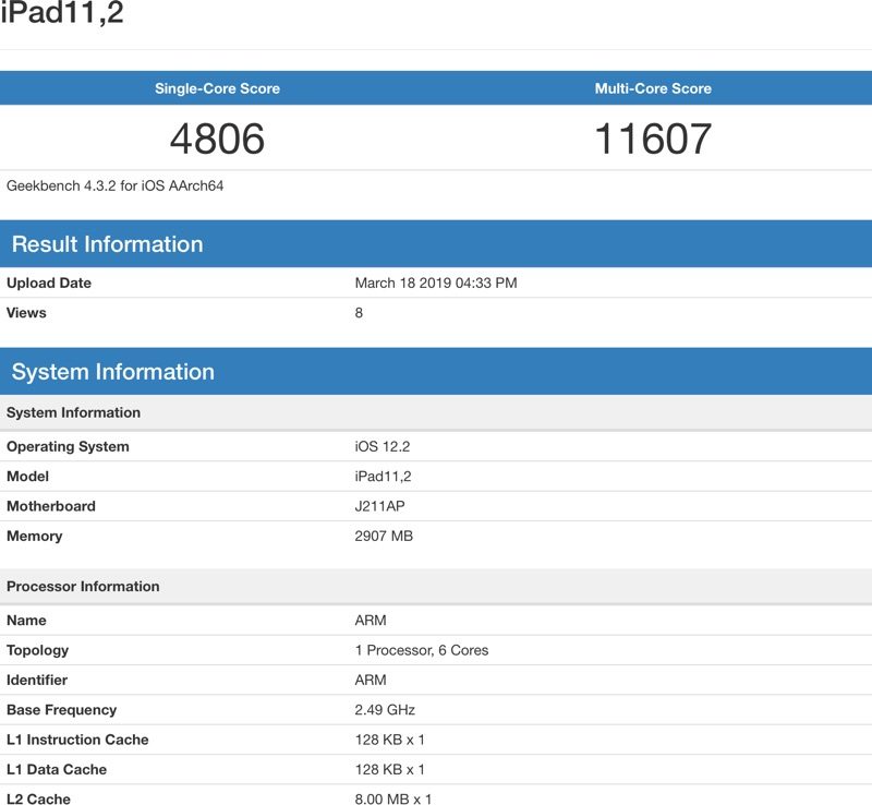 疑似新款 iPad Air / iPad mini 跑分出爐 ,搭載 3GB RAM - 電腦王阿達 疑似新款 iPad Air / iPad mini 跑分出爐 ,搭載 3GB RAM - 電腦王阿達