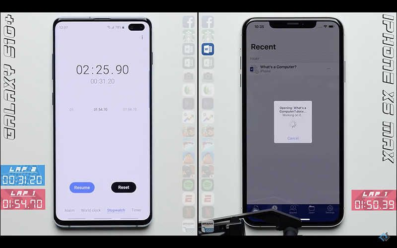 Samsung Galaxy S10+ 對決 Apple iPhone XS Max 運行速度 - 電腦王阿達 Samsung Galaxy S10+ 對決 Apple iPhone XS Max 運行速度 - 電腦王阿達