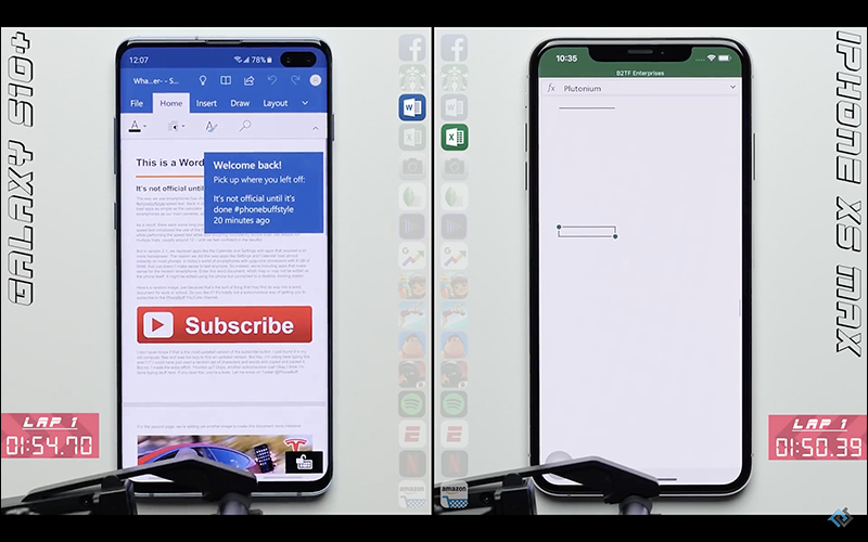 Samsung Galaxy S10+ 對決 Apple iPhone XS Max 運行速度 - 電腦王阿達 Samsung Galaxy S10+ 對決 Apple iPhone XS Max 運行速度 - 電腦王阿達