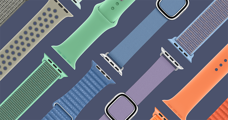 Apple Watch 2019 春季錶帶新色