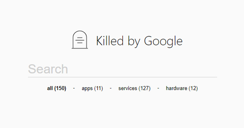  Killed by Google 