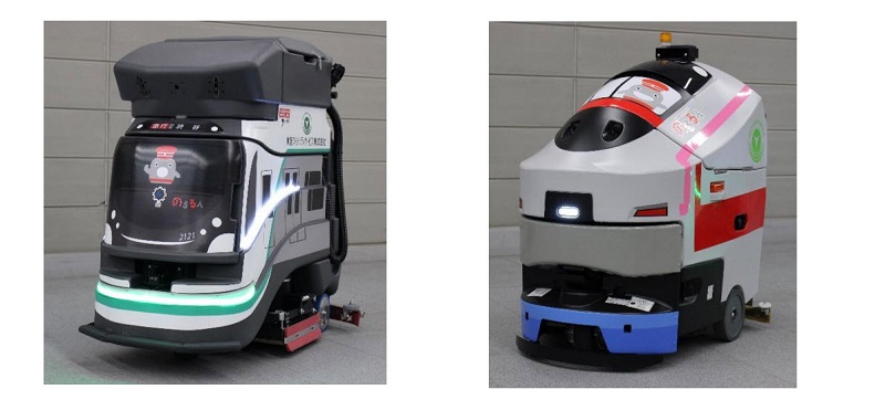 日本東急線澀谷站與橫濱站 引進 電車造型自動清掃機器人 