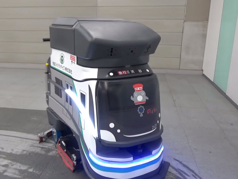 日本東急線澀谷站與橫濱站 引進 電車造型自動清掃機器人 - 電腦王阿達 日本東急線澀谷站與橫濱站 引進 電車造型自動清掃機器人 - 電腦王阿達
