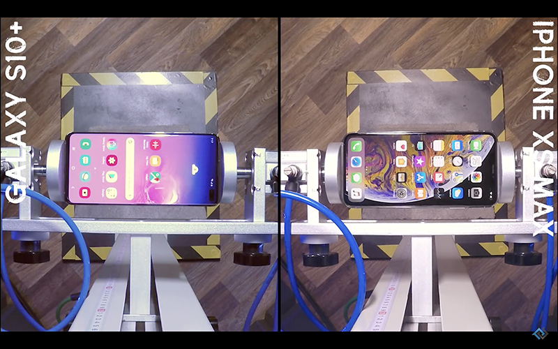 Samsung Galaxy S10+ 、 iPhone XS Max 耐摔測試比拼，究竟誰更耐摔？ - 電腦王阿達