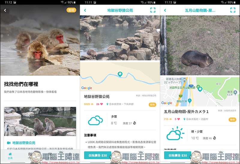 LOOK 即時影像 App :免費查看景點、路況、天氣即時畫面,還可遠端日本賞櫻、雪景、可愛動物! - 電腦王阿達 LOOK 即時影像 App :免費查看景點、路況、天氣即時畫面,還可遠端日本賞櫻、雪景、可愛動物! - 電腦王阿達