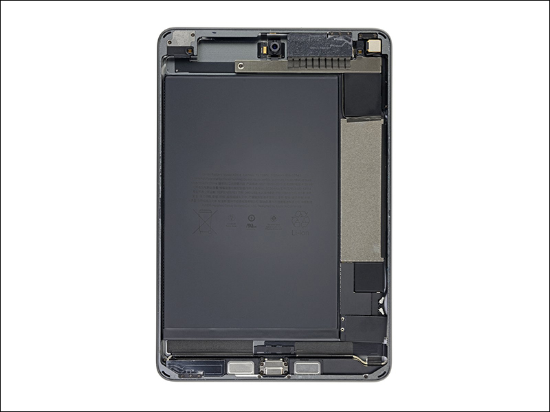 iPad mini 5 也跟著被 iFixit 拆解,獲 2 分可修復等級 - 電腦王阿達 iPad mini 5 也跟著被 iFixit 拆解,獲 2 分可修復等級 - 電腦王阿達