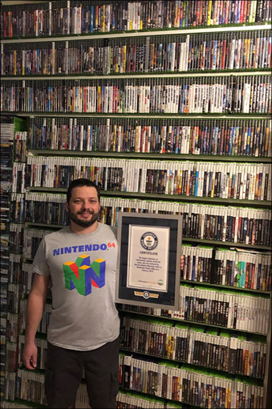 美國遊戲玩家 收藏超過 2 萬款遊戲，列入金氏世界紀錄成為「全球最齊遊戲收藏庫」 - 電腦王阿達