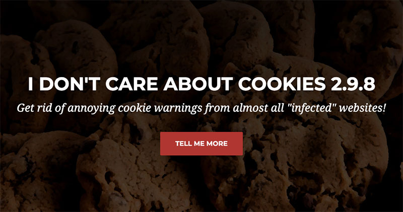  I don’t care about cookies 