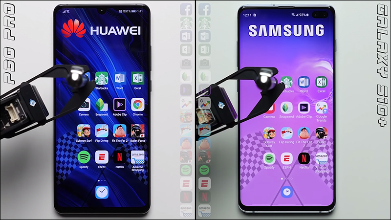Huawei P30 Pro 對決 Samsung Galaxy S10+ 運行速度(同場加映: S855 vs Exynos 9820) - 電腦王阿達 Huawei P30 Pro Samsung Galaxy S10+