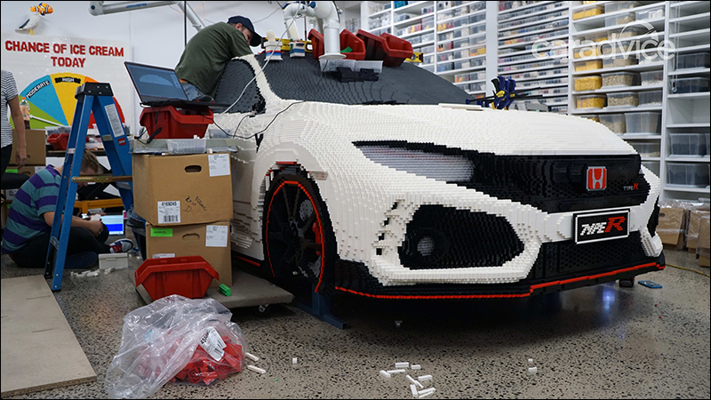 Honda Civic Type R 樂高版 ,使用 32 萬顆樂高積木、耗時 1300 小時打造 - 電腦王阿達 Honda Civic Type R 樂高版 ,使用 32 萬顆樂高積木、耗時 1300 小時打造 - 電腦王阿達
