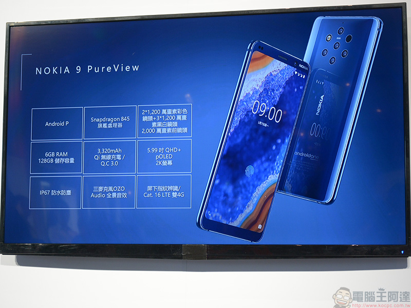 後置五鏡頭手機 Nokia 9 PureView 明日開賣,售價 20,990 元 - 電腦王阿達 後置五鏡頭手機 Nokia 9 PureView 明日開賣,售價 20,990 元 - 電腦王阿達