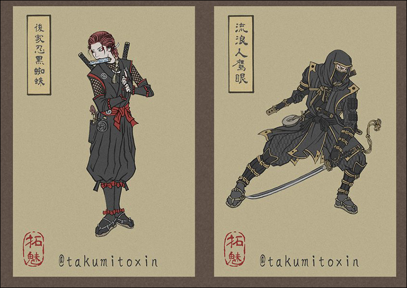 《復仇者聯盟:終局之戰》 日本浮世繪版本插畫,日式風格重新詮釋英雄角色(無雷) - 電腦王阿達 《復仇者聯盟:終局之戰》 日本浮世繪版本插畫,日式風格重新詮釋英雄角色(無雷) - 電腦王阿達