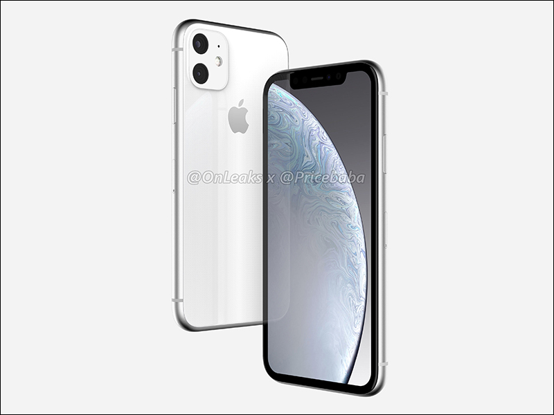 iPhone XR 2019 渲染圖曝光，維持 6.1 吋螢幕、升級雙鏡頭主相機 - 電腦王阿達