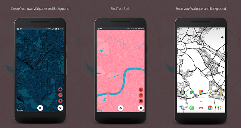 Atlas Wallpaper 地圖桌布 App ，超簡單親手打造城市地圖桌布 - 電腦王阿達