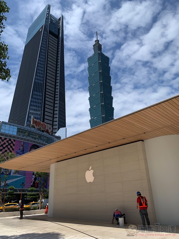 獨棟 Apple Store「台北」旗艦店 外牆已卸下面紗，開幕在即？ - 電腦王阿達