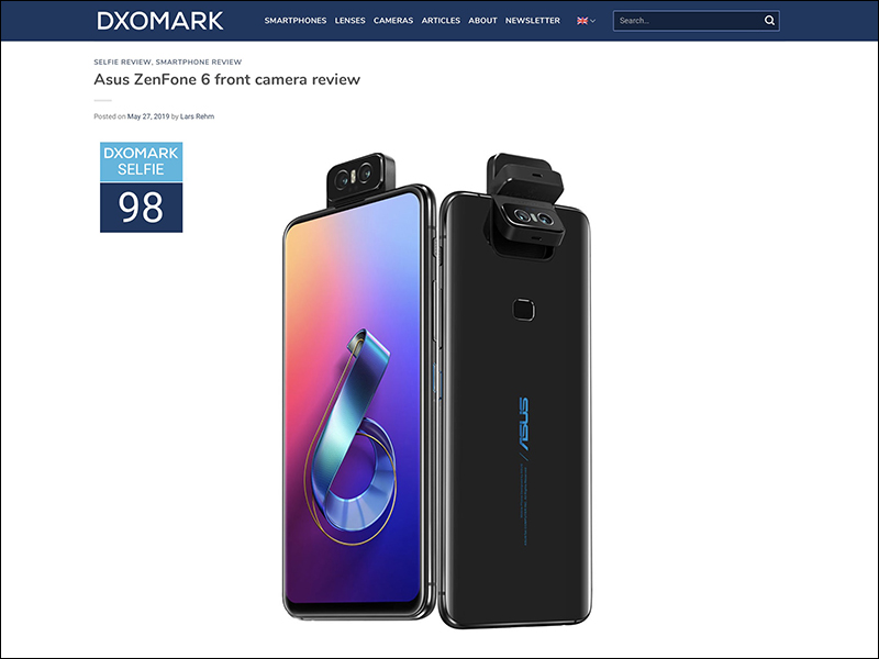 ASUS ZenFone 6 DxOMark 手機自拍評測奪冠 - 電腦王阿達 ASUS ZenFone 6 DxOMark 手機自拍評測奪冠 - 電腦王阿達