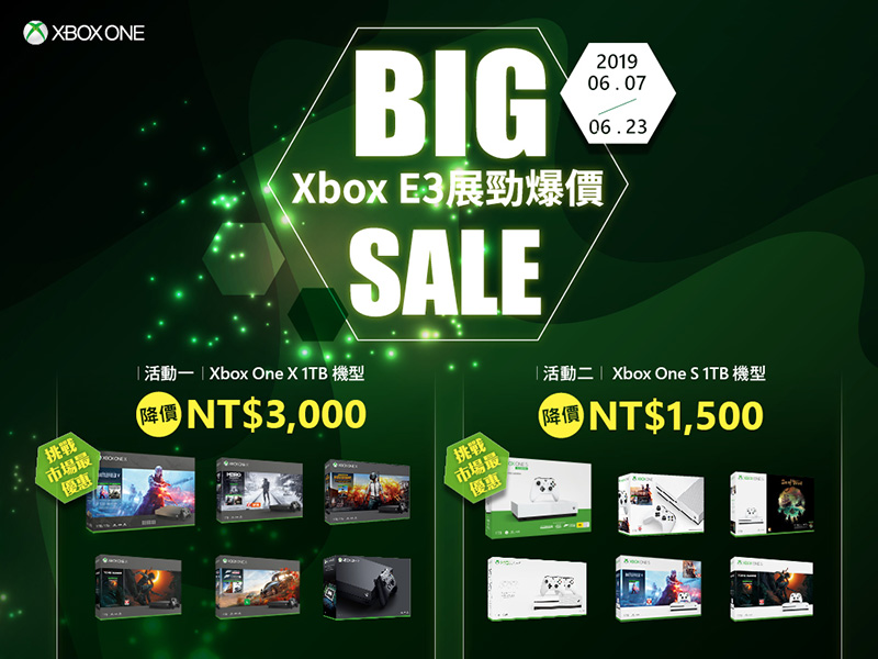 Microsoft 推出「 Xbox E3展勁爆價 BIG SALE 」,多款主機、遊戲下殺促銷 - 電腦王阿達 Microsoft 推出「 Xbox E3展勁爆價 BIG SALE 」,多款主機、遊戲下殺促銷 - 電腦王阿達