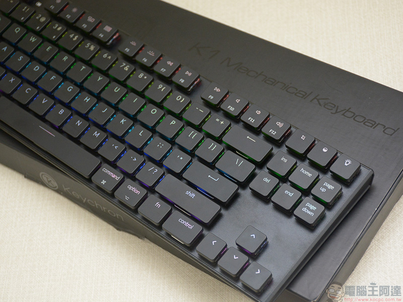 集資商品 Keychron K1 Version 2 機械式鍵盤 開箱動手玩，有線、藍牙雙模可相容四種系統 - 電腦王阿達