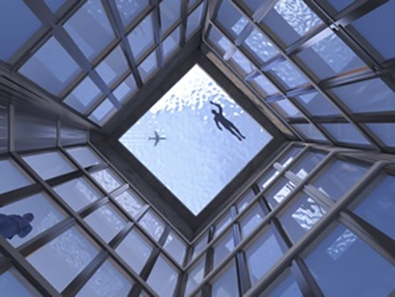 全球首座「 360 無死角無邊際泳池 」將猶如寶石般閃耀在倫敦高空 - 電腦王阿達