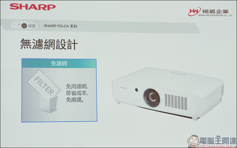 SHARP夏普 在台推出 9 款新光源雷射投影機,採全封閉光機結構設計隔絕灰塵、無耗材成本、壽命達 2 萬小時 - 電腦王阿達 SHARP夏普 在台推出 9 款新光源雷射投影機,採全封閉光機結構設計隔絕灰塵、無耗材成本、壽命達 2 萬小時 - 電腦王阿達
