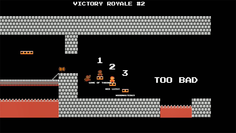 國外 YouTuber 自製《 Mario Royale 》大逃殺網頁遊戲,可容 99 人同場競技 - 電腦王阿達 國外 YouTuber 自製《 Mario Royale 》大逃殺網頁遊戲,可容 99 人同場競技 - 電腦王阿達