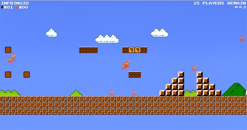 國外 YouTuber 自製《 Mario Royale 》大逃殺網頁遊戲,可容 99 人同場競技 - 電腦王阿達 國外 YouTuber 自製《 Mario Royale 》大逃殺網頁遊戲,可容 99 人同場競技 - 電腦王阿達