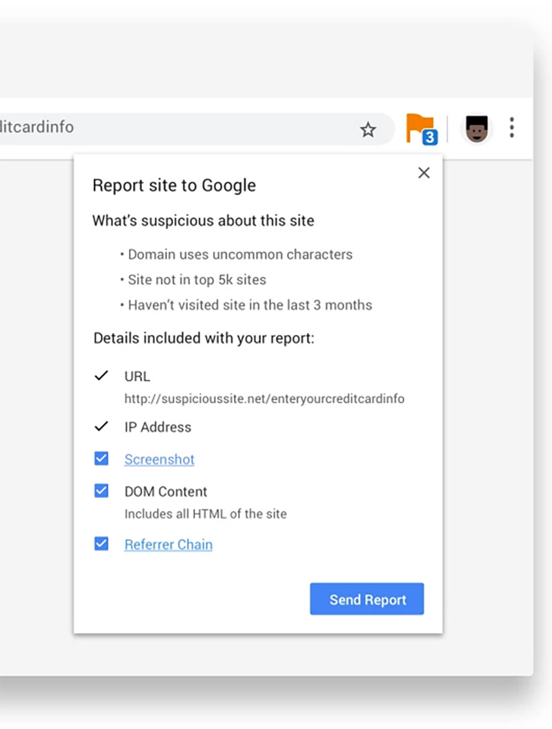 Google 為 Chrome 推出 可疑網站回報 擴展外掛,防護與打擊雙管齊下 - 電腦王阿達 Google 為 Chrome 推出 可疑網站回報 擴展外掛,防護與打擊雙管齊下 - 電腦王阿達