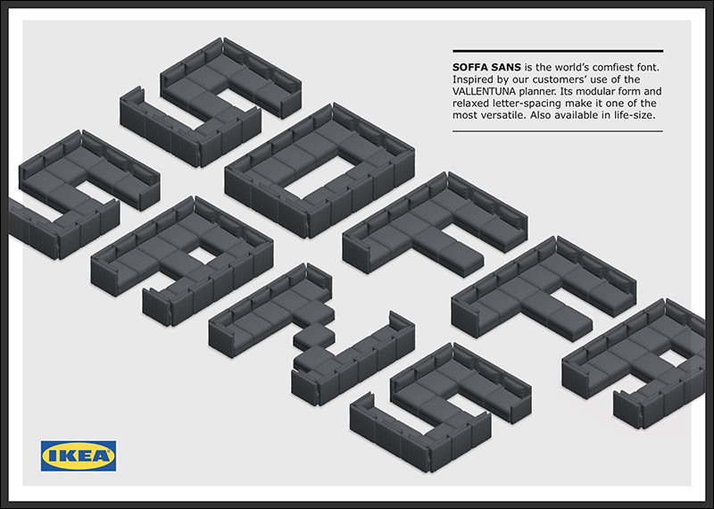 IKEA 推出免費沙發字型 ，提供民眾免費下載（載點於內文） - 電腦王阿達