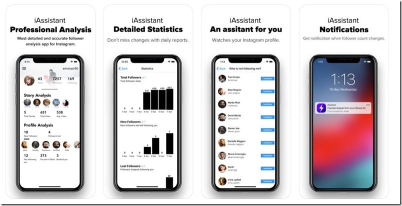 iAssistant for Instagram 提供 Instagram 數據分析報表的免費 App - 電腦王阿達 iAssistant for Instagram