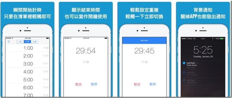 ListTimer SImple Timer 簡單好用的計時器&鬧鐘免費 App 免設置,一點即開始 - 電腦王阿達 ListTimer SImple Timer ,0