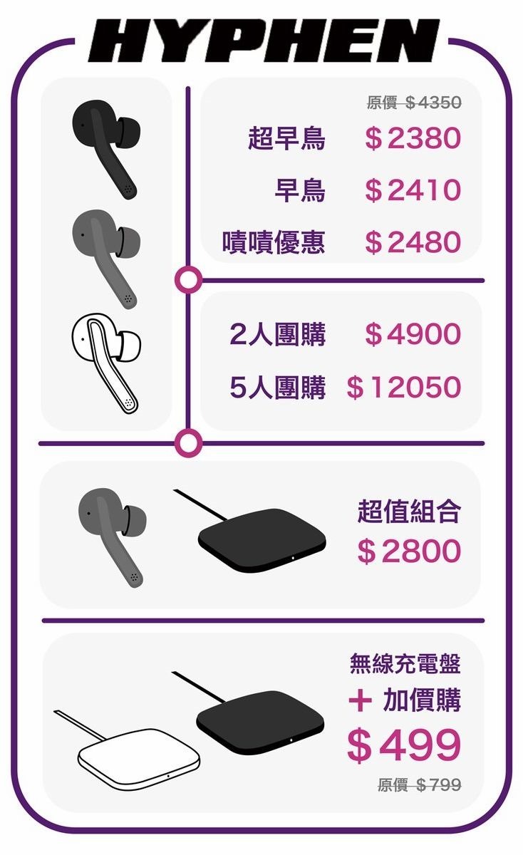 HYPHEN 真無線藍牙耳機 -39 HYPHEN 真無線藍牙耳機 -39