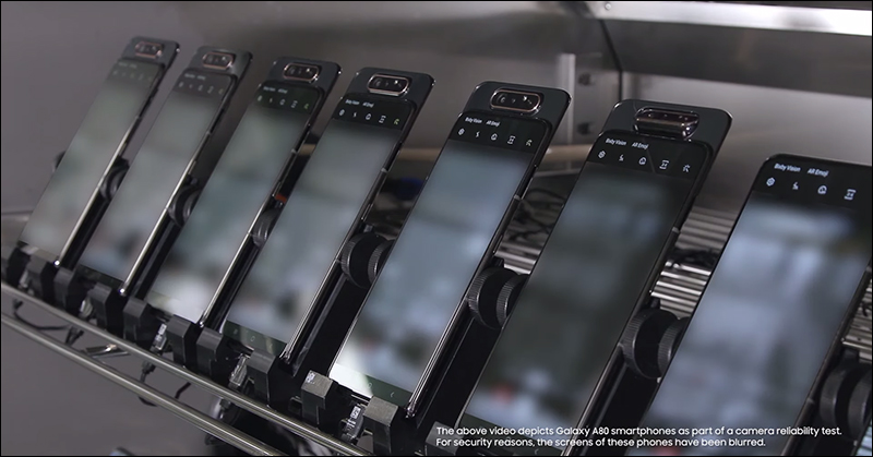 三星 Galaxy A80 翻轉鏡頭相機 ,內部結構與實驗室耐久測試影片大公開! - 電腦王阿達 三星 Galaxy A80