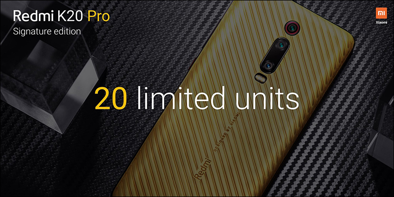 小米印度 推出 Redmi K20 Pro 黃金限定版,售價高達約 21.7 萬新台幣 - 電腦王阿達 小米印度 推出 Redmi K20 Pro 黃金限定版,售價高達約 21.7 萬新台幣 - 電腦王阿達